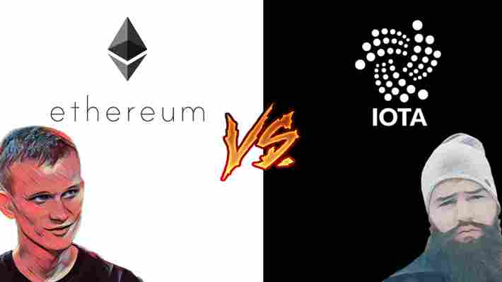 Ethereum dislikes Tangle just as much as IOTA hates blockchain